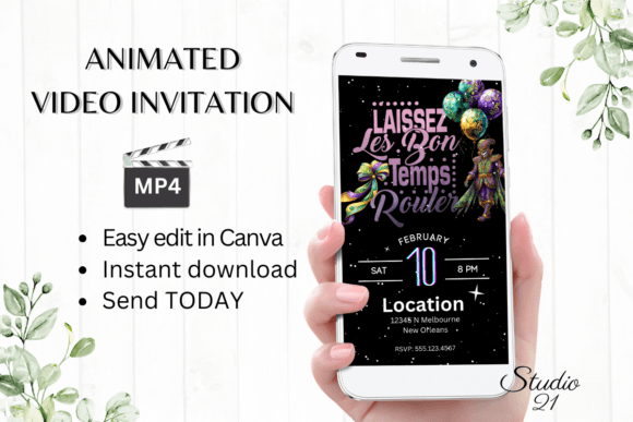 Animated Mardi Gras Invitation: A Designer's Guide to Dynamic Digital Assets