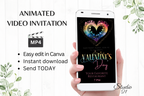 Animated Valentine's Day Invite: Effortless Digital Romance
