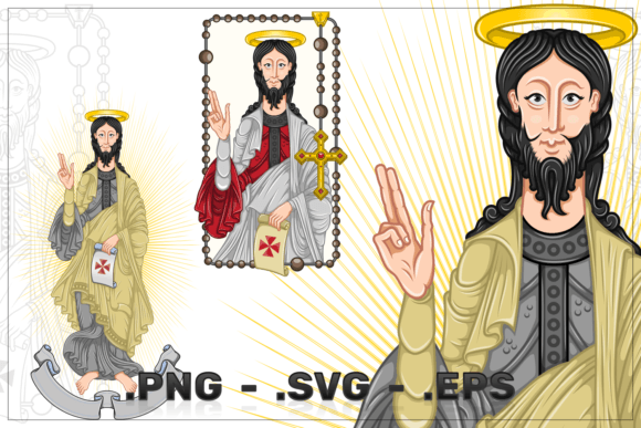 Apostle Santiago with RosaryParchment: A Designer's Guide