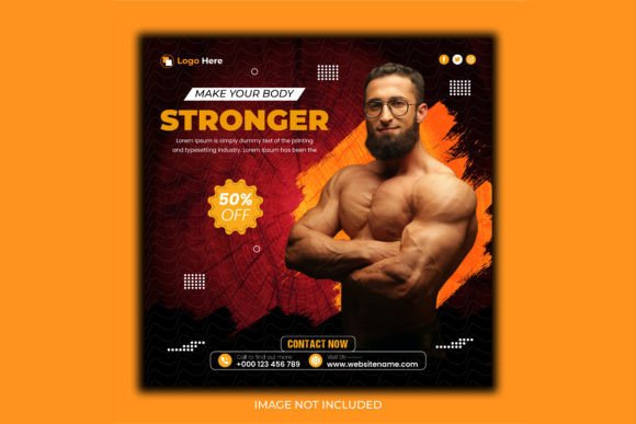 Effective Gym & Fitness Instagram Post Design