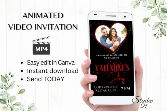 Elevate Your Celebration with a Photo Valentine's Day Invite