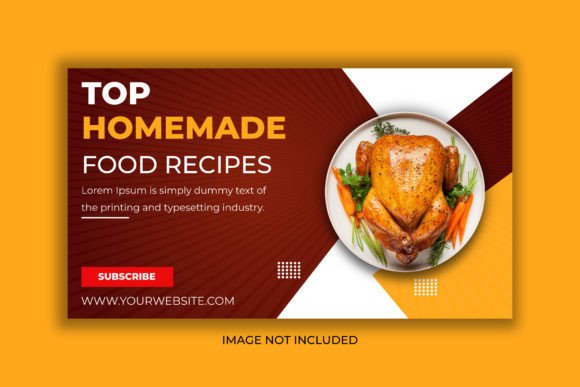 Food YouTube Thumbnail and Web Banner: A Designer's Guide