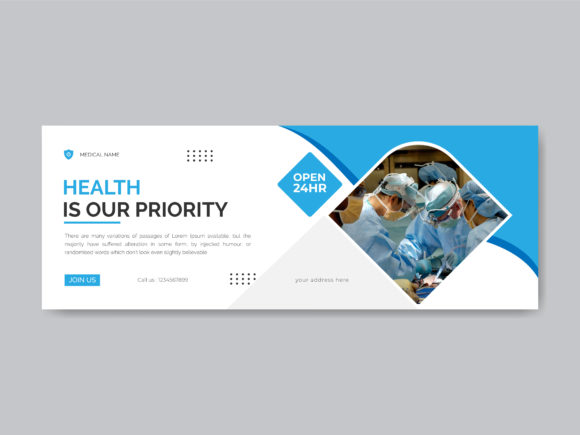 Medical Facebook Cover Design Template: Professional Branding Made Simple