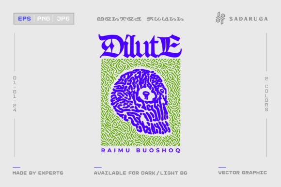 Melting Corpse Skull: A Bold Statement in Graphic Design