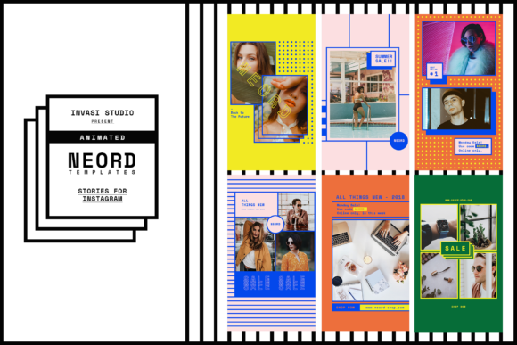 NEORD: Animated Instagram Stories for a 90s Memphis Vibe
