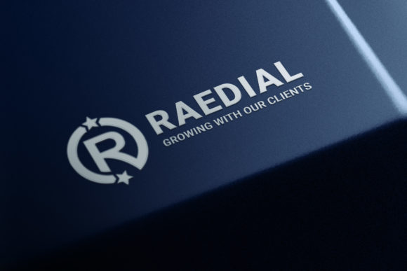 Raedial R: A Modern Vector Logo for Any Brand