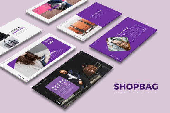 ShopBag Google Slide Templates: A Versatile Design Asset