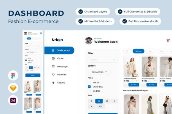 Urban Dashboard V2: Your Fashion E-commerce Command Center