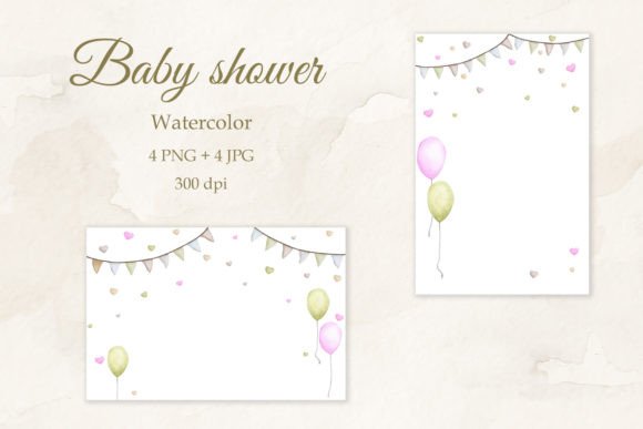 Whimsical Watercolor Air Balloons: The Perfect Party Invitation Template